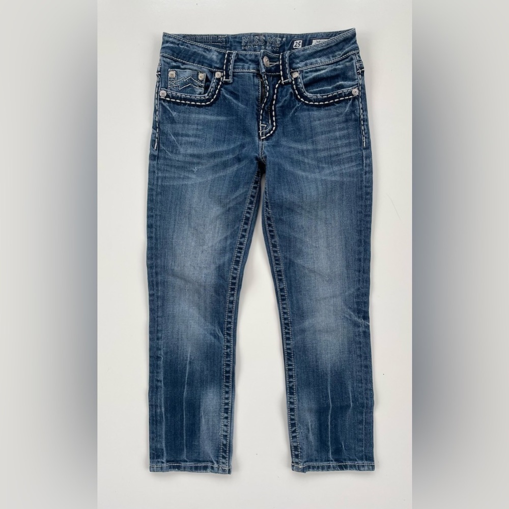 Miss Me Denim Boyfriend Capri Size 25